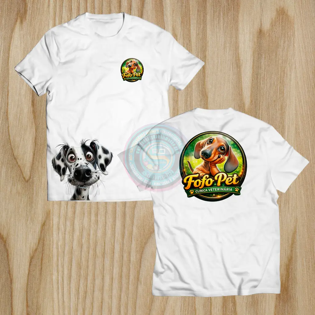 Camiseta DTF personalizada para equipes