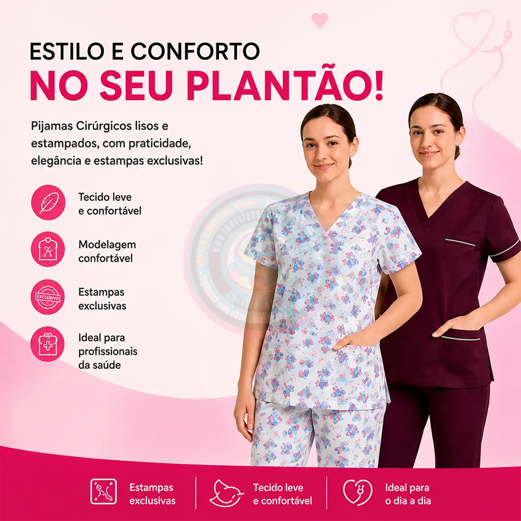 Scrub personalizado para presente de formatura
