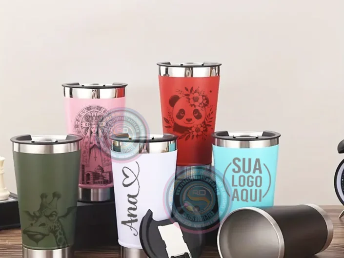 Copo Térmico 473ml Personalizado com Gravação a Laser