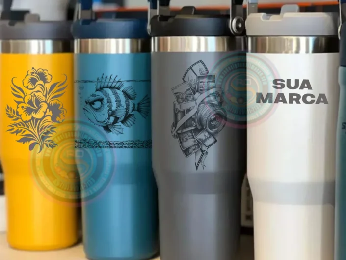 Garrafa Tumbler 900ML Gravação a Laser Personalizada
