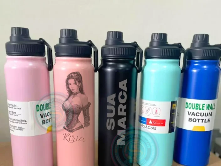 Garrafa térmica Aerolight 800ml Personalizada com Gravação a Laser